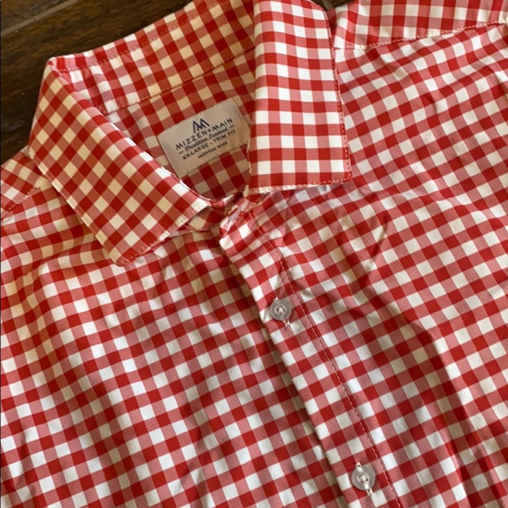 Mizzen+Main XXL Trim Fit Button Front Shirt